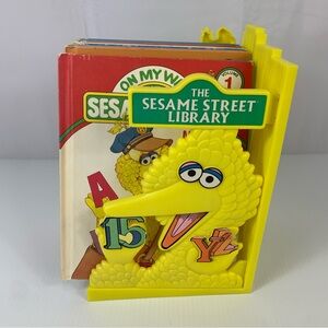 On My Way With Sesame Street Books Vol 1-9 Funk & Wagnall 1989 Big Bird Bookrack